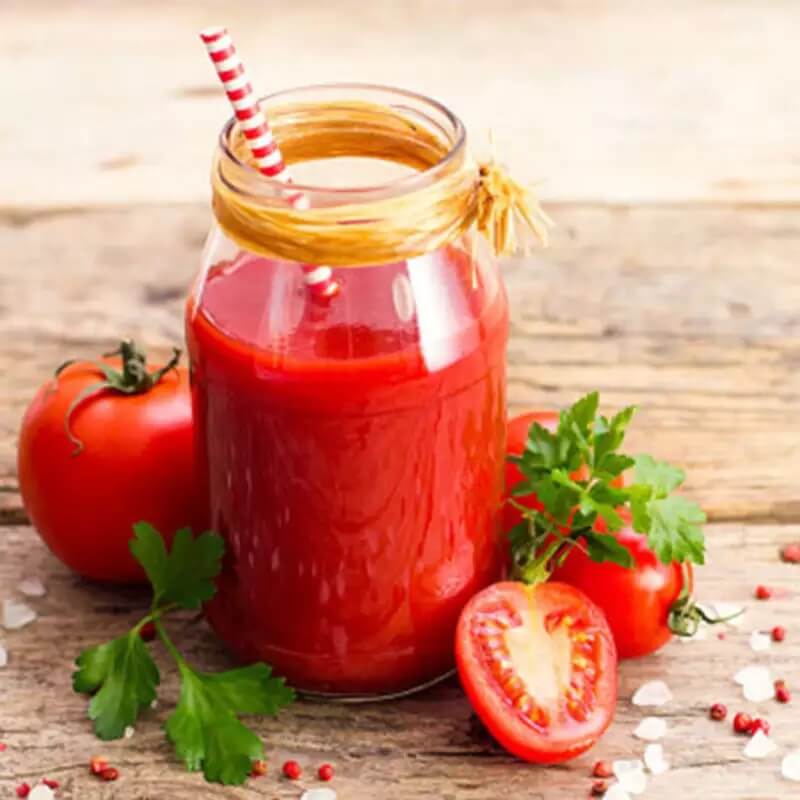 Sinh tố giảm mỡ bụng từ cà chua và chanh Sinh tố giảm mỡ bụng từ cà chua và chanh