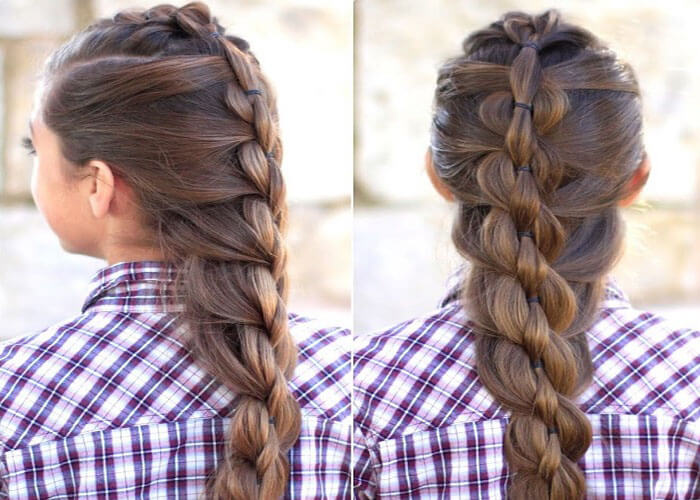Các kiểu tết tóc đẹp nhất cho bạn nữ đi học