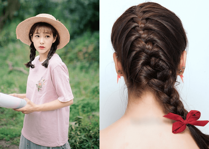 Các kiểu tết tóc đẹp nhất cho bạn nữ đi học