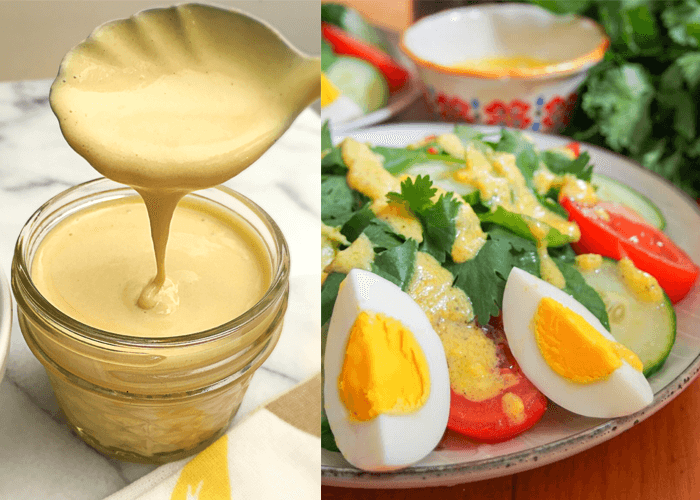 Cách làm nước sốt salad kem trứng