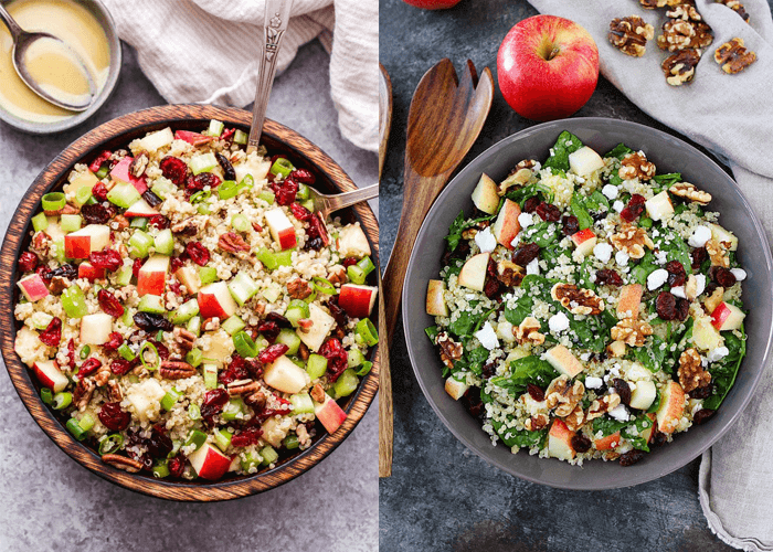 Công thức salad giảm cân với rau củ và nam việt quất