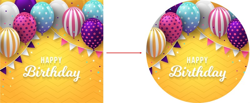 Dù ảnh avatar up lên là ảnh vuông thì Facebook cũng sẽ cắt nó thành hình tròn