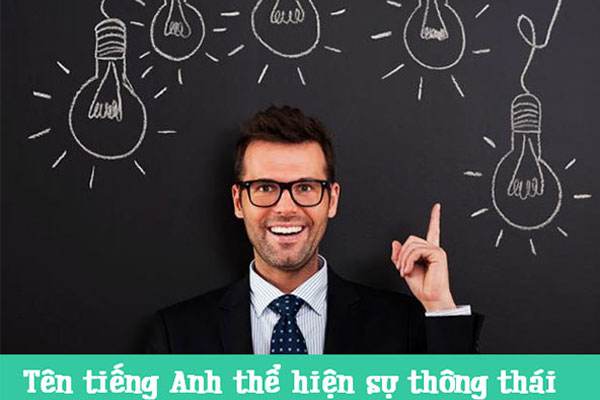 Tên tiếng Anh cho nam thể hiện sự thông thái