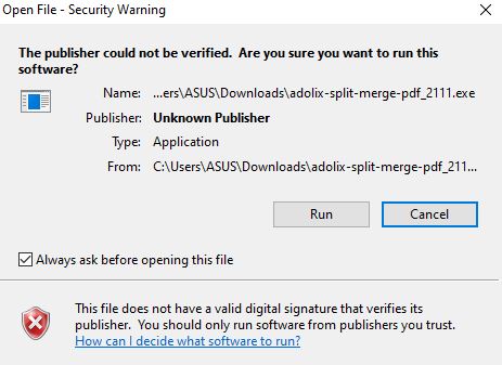 Cách gộp file PDF