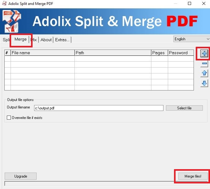 Cách gộp file PDF