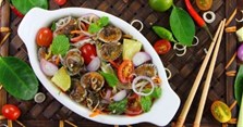 Gỏi sò huyết chua chua ngọt ngọt cực lạ miệng