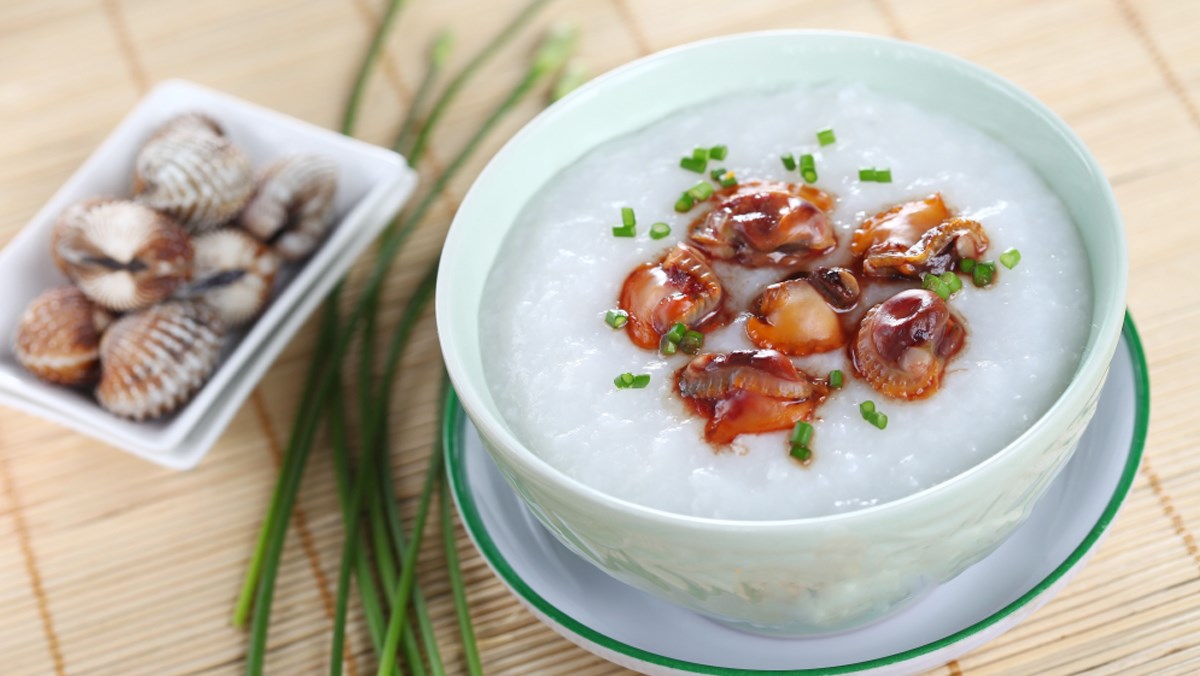 Nấu gì hôm nay - cháo sò huyết Nấu gì hôm nay - cháo sò huyết