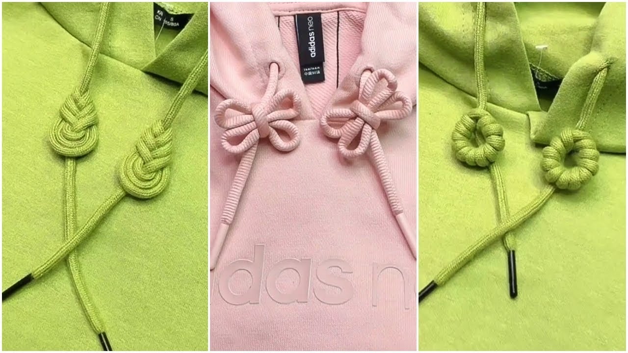 Cách buộc nơ, thắt nút áo hoodie Cách buộc nơ, thắt nút áo hoodie