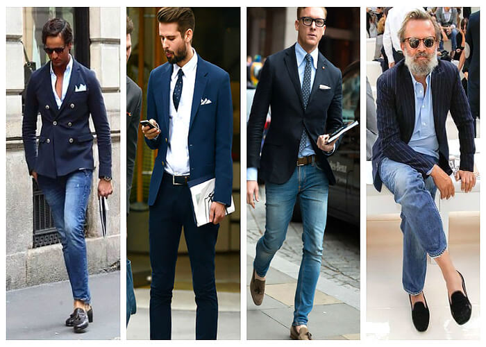 Blazer kết hợp với quần jeans Blazer kết hợp với quần jeans