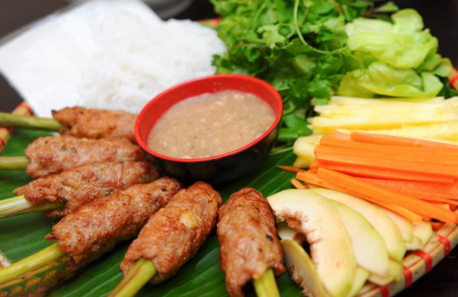 Nem nướng Nha Trang Nem nướng Nha Trang
