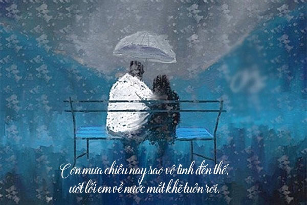 Stt tâm trạng ngày mưa