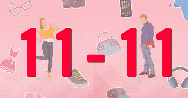 Mua sắm vào ngày 11/11 Mua sắm vào ngày 11/11