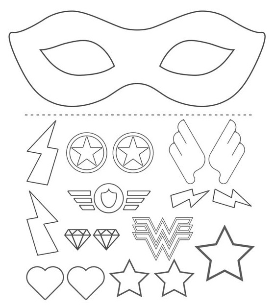 Mặt nạ Halloween siêu anh hùng