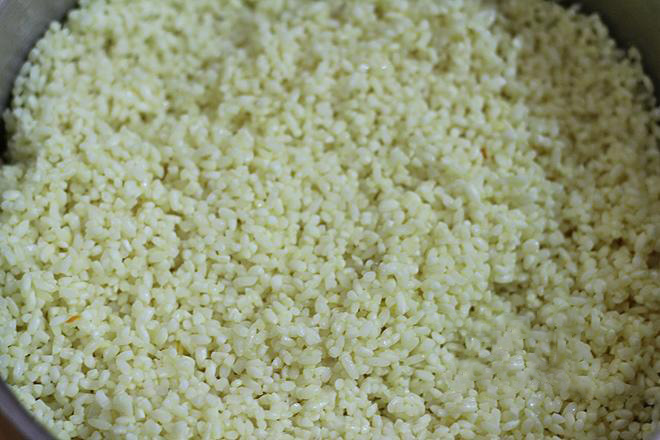 Đãi gạo - hấp xôi