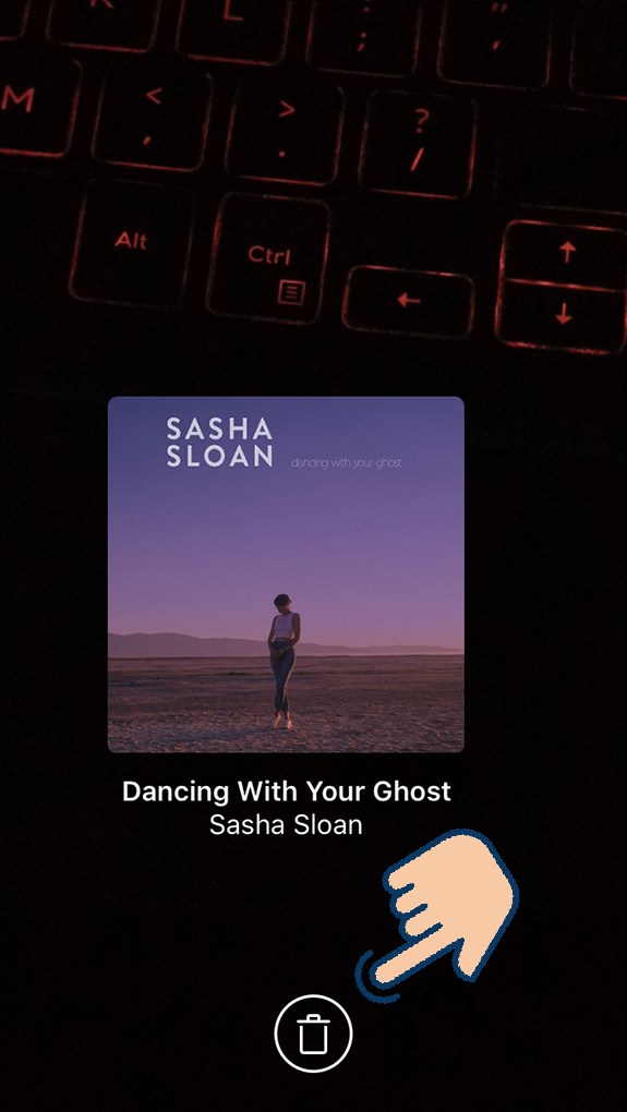 Kéo vào thùng rác nếu muốn bỏ bài hát