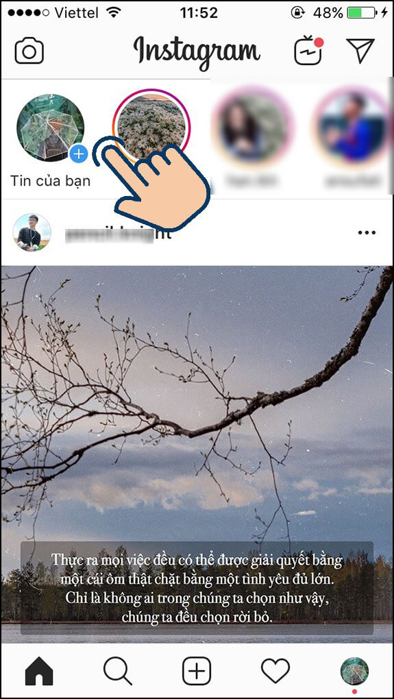 Chèn nhạc vào story từ ảnh có sẵn