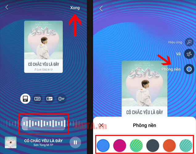 Cách ghép nhạc trên Facebook