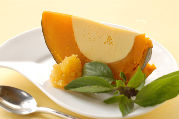 Bánh flan bí đỏ Bánh flan bí đỏ