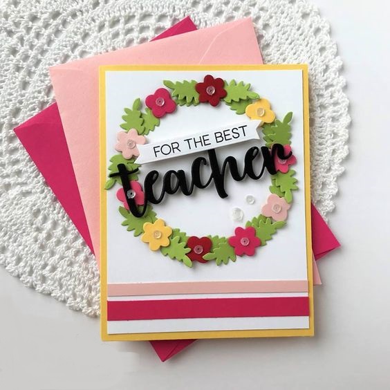 Những tấm thiệp handmade là món quà tinh thần không thể thiếu trong ngày 20.11