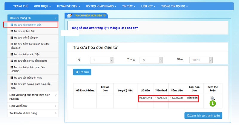 Cách tra cứu hóa đơn tiền điện EVN trên website