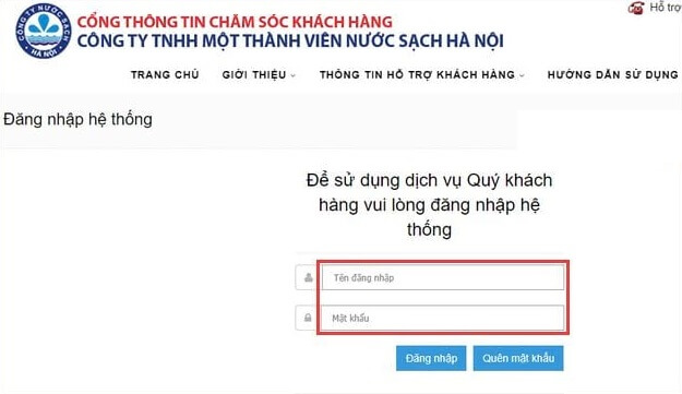 Cách tra cứu hóa đơn tiền nước trên website
