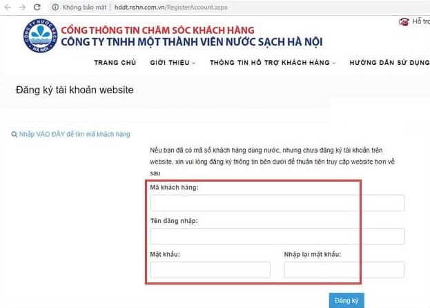Cách tra cứu hóa đơn tiền nước trên website