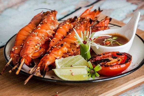 Tôm nướng muối ớt Tôm nướng muối ớt