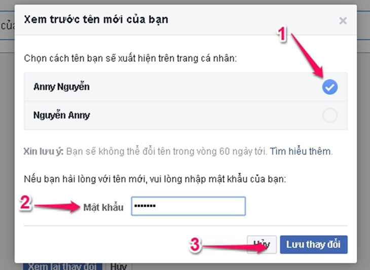 Sau khi thực hiện xong các bước trên, bạn nhấn “Lưu lại” để hoàn thành Sau khi thực hiện xong các bước trên, bạn nhấn “Lưu lại” để hoàn thành