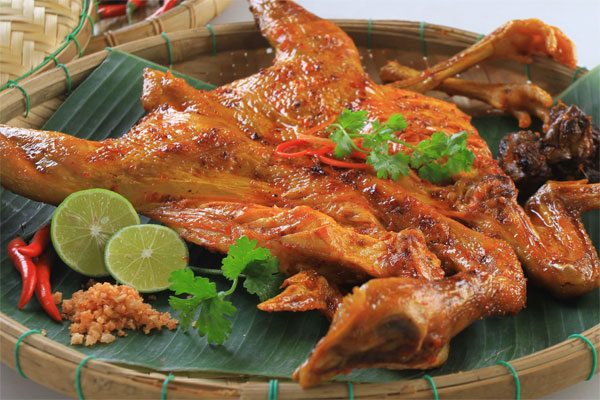 Gà nướng sa tế Gà nướng sa tế