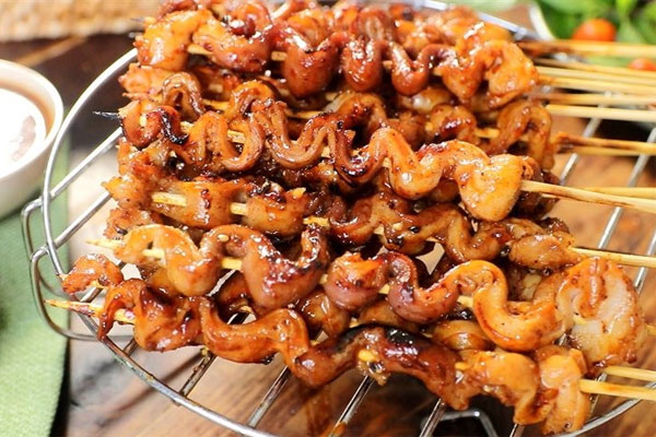 Lòng heo nướng Lòng heo nướng
