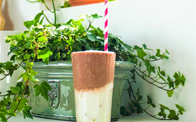 Cách pha cacao dừa