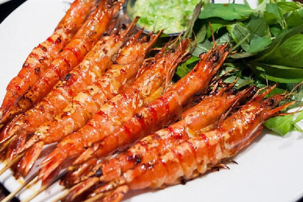 Ướp tôm nướng