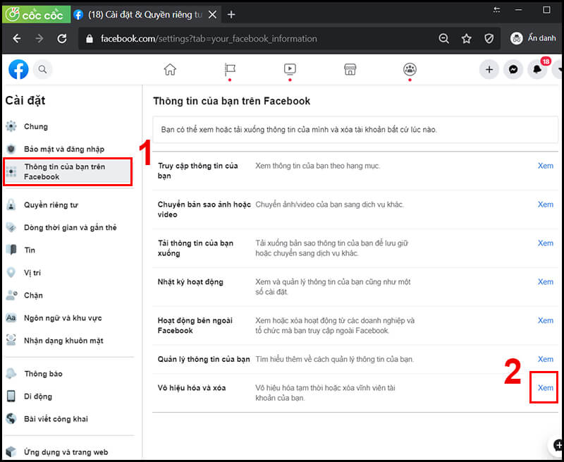 Hướng dẫn cách xóa fb vĩnh viễn trên máy tính Hướng dẫn cách xóa fb vĩnh viễn trên máy tính
