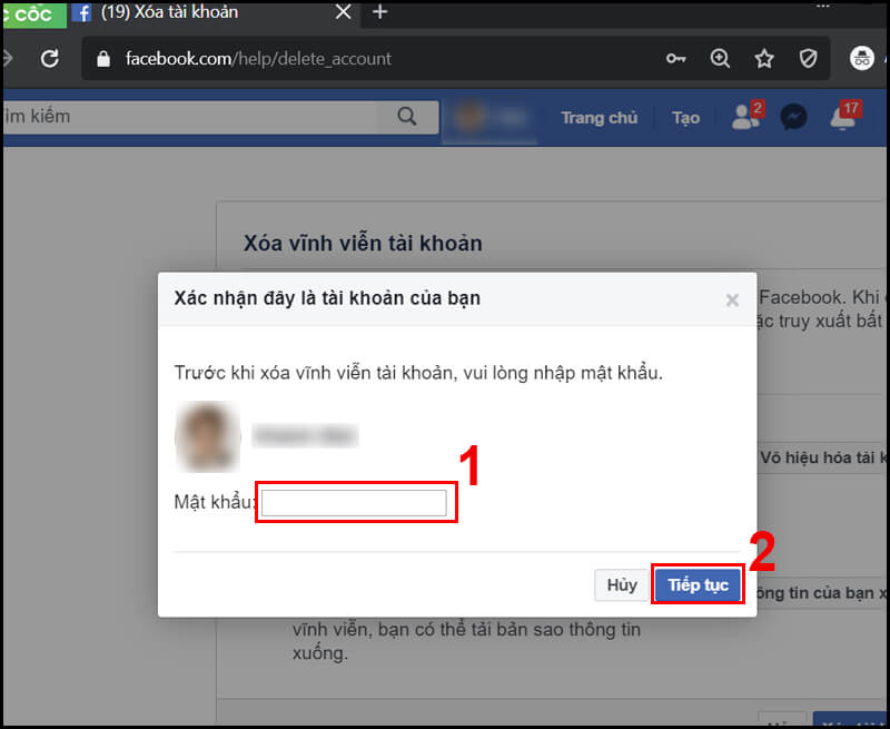 Hướng dẫn cách xóa fb vĩnh viễn trên máy tính Hướng dẫn cách xóa fb vĩnh viễn trên máy tính