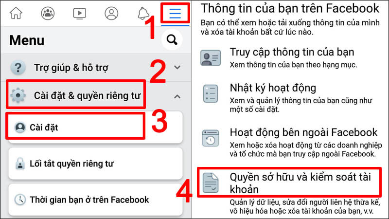 Hướng dẫn cách xóa fb vĩnh viễn trên điện thoại Hướng dẫn cách xóa fb vĩnh viễn trên điện thoại