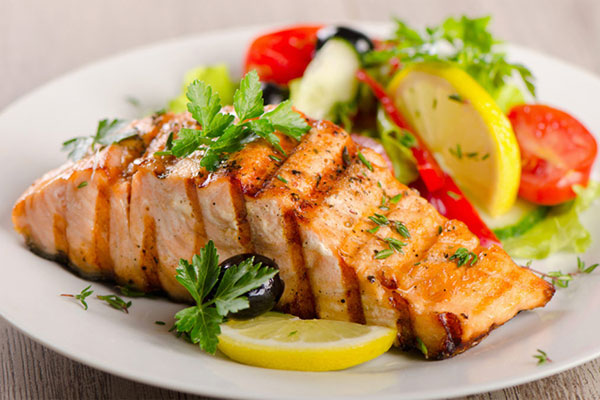 Cá hồi nướng