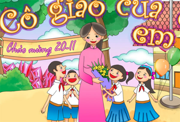 Tranh vẽ về ngày 20/11 Tranh vẽ về ngày 20/11
