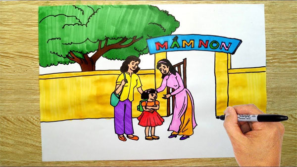 Tranh tri ân 20/11 Tranh tri ân 20/11