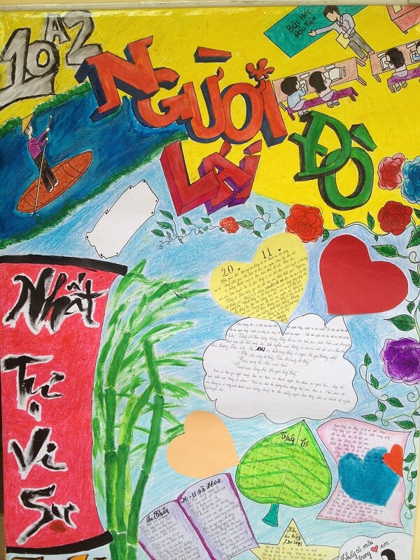 Mẫu bích báo 20/11 đẹp chào mừng ngày Nhà giáo Việt Nam