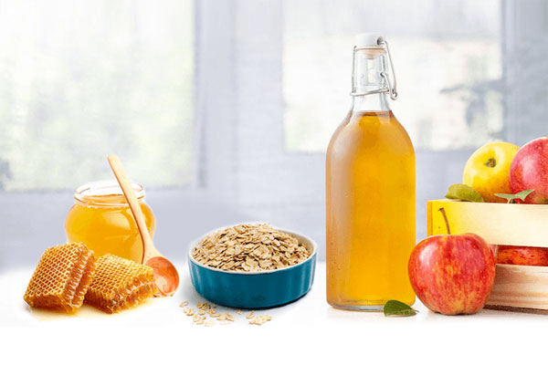 Mặt nạ se khít lỗ chân lông từ yến mạch, giấm táo, mật ong