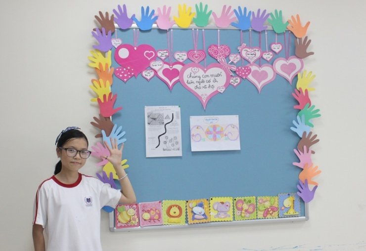 Cách trang trí bảng lớp 20.11 đáng yêu, xinh xắn