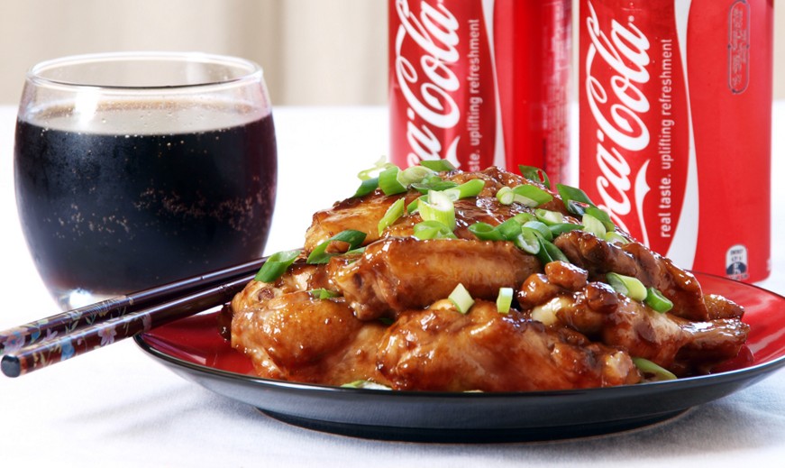 Cánh gà om coca Cánh gà om coca