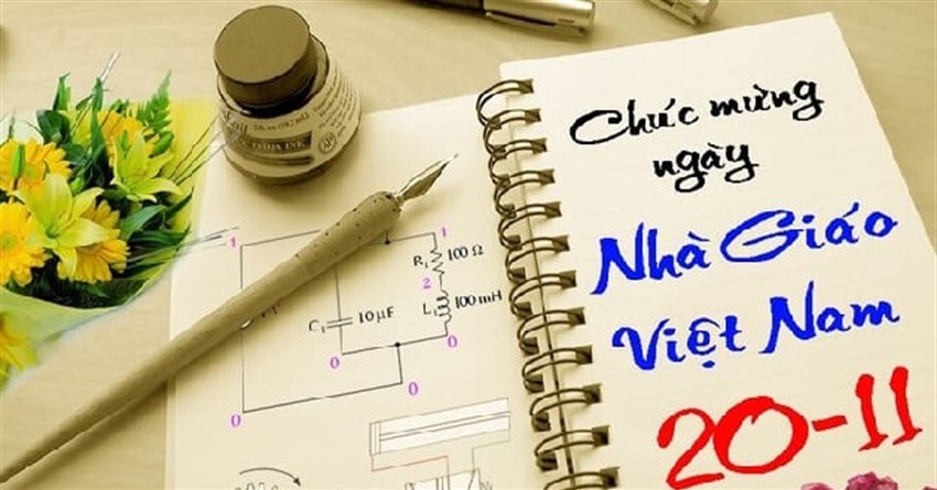 Cách vẽ báo tường ngày 20 tháng 11 đẹp, đơn giản gửi tặng thầy cô