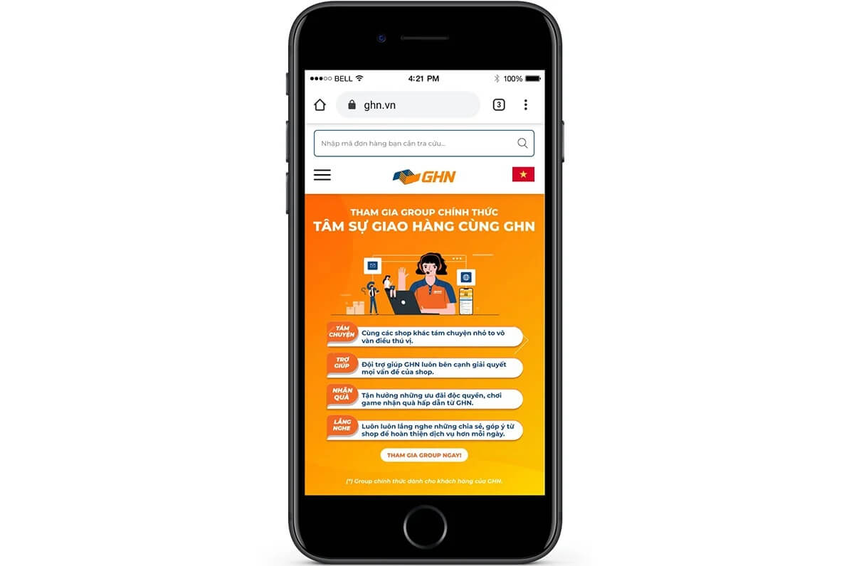 Cách tra cứu trạng thái đơn hàng GHN trên điện thoại Cách tra cứu trạng thái đơn hàng GHN trên điện thoại