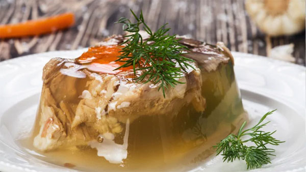 Cách nấu đông thịt gà với chân giò Cách nấu đông thịt gà với chân giò