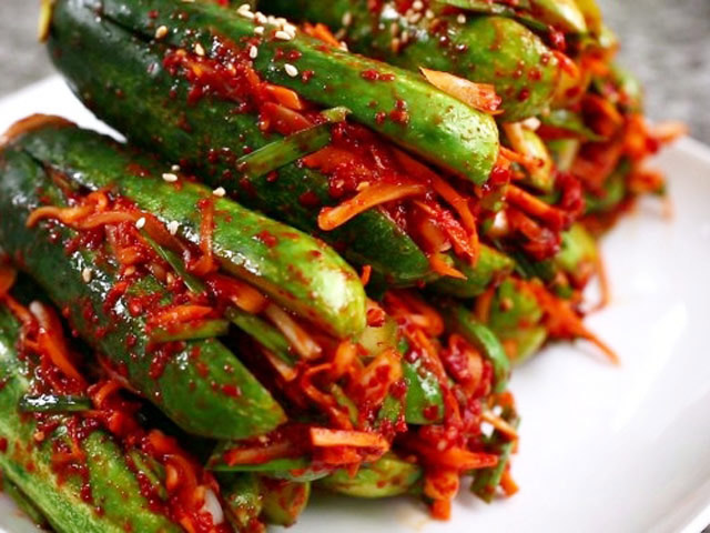 Hướng dẫn làm kim chi dưa chuột