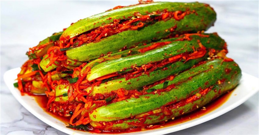 Cách làm kim chi dưa chuột chuẩn vị Hàn Quốc giòn, cay ăn giải ngán