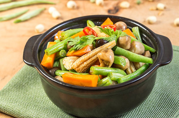 Rau củ xào chay Rau củ xào chay