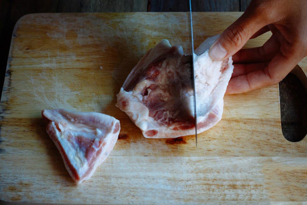 Sơ chế thịt heo Sơ chế thịt heo