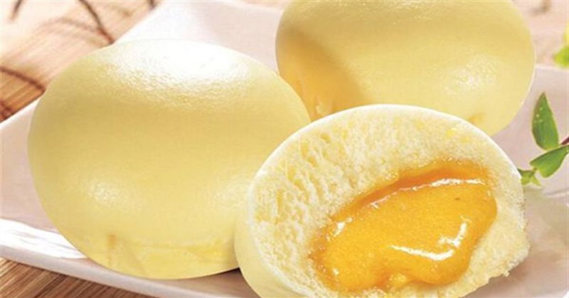 Cách làm bánh bao kim sa (trứng muối) tại nhà thơm ngon, nhân tan chảy hấp dẫn